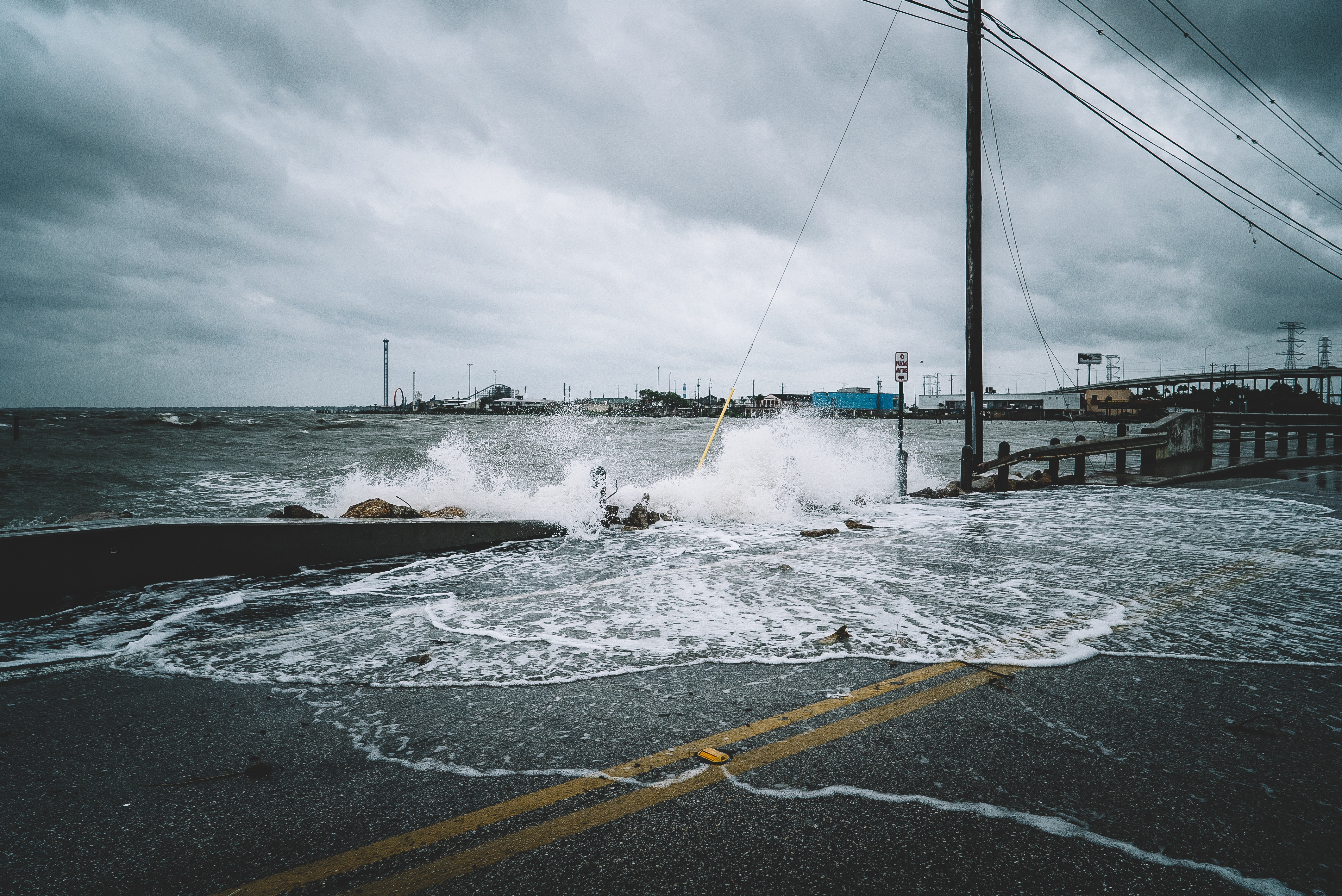 Hurricane flood flooding climate change 852285320