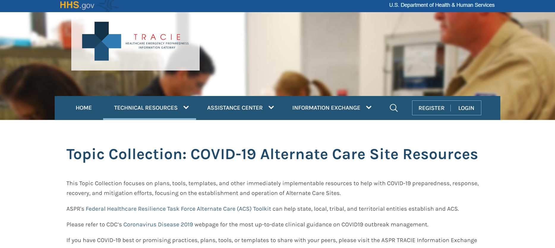 2020 04 27 15 21 31 COVID 19 Alternate Care Site Resources ASPR TRACIE