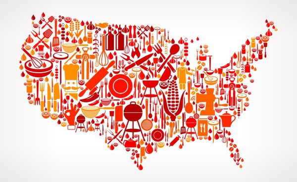 Food icon US map