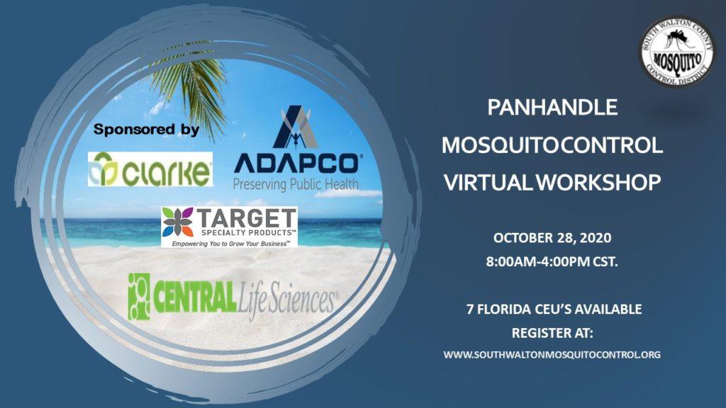 First Annual Virtual Panhandle Mosquito Control Workshop Flyer