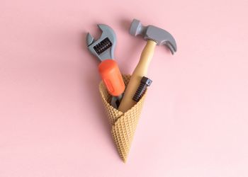 Ice cream cone rectangle