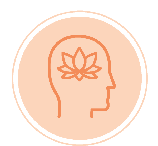 Lotus head graphic