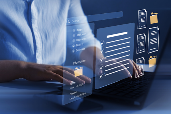 Arranging files blog